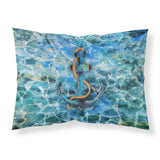 Caroline'S Treasures Anchor And Rope Pillowcase, Standard, Multicolor