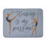 Caroline'S Treasures Dancing Is My Passion Floor Mat, 19 H X 27 W, Multicolor