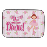 Caroline'S Treasures Ballet Short Hair Dish Drying Mat, 14 X 21