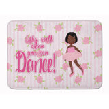 Caroline'S Treasures Ballet African American Short Hair Floor Mat, 19 H X 27 W, Multicolor