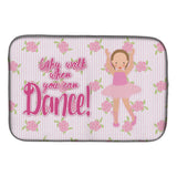 Caroline'S Treasures Ballet Brown Short Hair Dish Drying Mat, 14 X 21