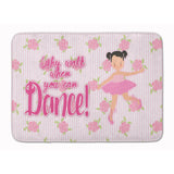 Caroline'S Treasures Ballet Pigtails Floor Mat, 19 H X 27 W, Multicolor