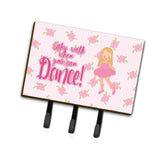 Caroline'S Treasures Ballet Long Blonde Hair Wall Hook, Triple, Multicolor