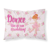 Caroline'S Treasures Ballet Dance Red Hair Printed, Polyester, 250 Thread Count, Envelope Closure Pillowcase, Standard, Multic