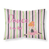 Caroline'S Treasures Ballet Dance Is My Life Red Pillowcase, Standard, Multicolor