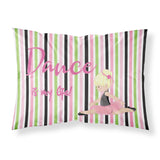 Caroline'S Treasures Ballet Dance Is My Life Blonde Pillowcase, Standard, Multicolor
