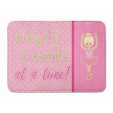 Caroline'S Treasures Ballet In 8 Counts Blonde Floor Mat, 19 H X 27 W, Multicolor