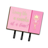Caroline'S Treasures Ballet In 8 Counts Blonde Wall Hook, Triple