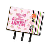 Caroline'S Treasures Ballet Dance Stripes Red Hair Wall Hook, Triple