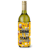 Caroline'S Treasures Bb5411Literk Start Drinking In The Morning Wine Bottle Beverage Insulator Hugger, 750Ml, Multicolor