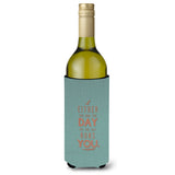 Caroline'S Treasures Bb5453Literk Run The Day Wine Bottle Beverage Insulator Hugger, 750Ml, Multicolor
