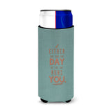 Caroline'S Treasures Run The Day Michelob Ultra Hugger For Slim Cans, Multicolor