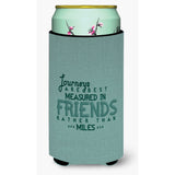 Caroline'S Treasures Journeys Are Measured In Friends Tall Boy Beverage Insulator Hugger, Multicolor