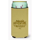 Caroline'S Treasures Adventure Is Worthwhile Tall Boy Beverage Insulator Hugger, Multicolor