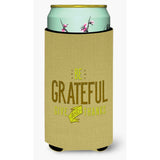 Caroline'S Treasures Be Grateful Give Thanks Tall Boy Beverage Insulator Hugger, Multicolor