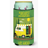 Caroline'S Treasures Greatest Adventure Retro Camper Tall Boy Beverage Insulator Hugger, Multicolor