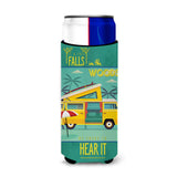 Caroline'S Treasures Be In The Woods Camper Van Michelob Ultra Hugger For Slim Cans, Multicolor