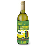 Caroline'S Treasures Bb5482Literk Be In The Woods Retro Camper Wine Bottle Beverage Insulator Hugger, 750Ml, Multicolor