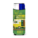 Caroline'S Treasures Be In The Woods Retro Camper Michelob Ultra Hugger For Slim Cans, Multicolor
