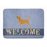Caroline'S Treasures Bloodhound Welcome Floor Mat, 19 X 27, Multicolor