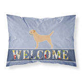 Caroline'S Treasures Border Terrier Welcome Pillowcase, Standard,