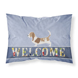 Caroline'S Treasures Welcome Basset Hound Pillowcase, Standard