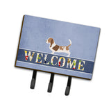 Caroline'S Treasures Basset Hound Welcome Wall Hook, Triple