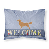Caroline'S Treasures Welcome Golden Retriever Pillowcase, Standard