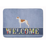 Caroline'S Treasures Greyhound Welcome Floor Mat, 19 X 27, Multicolor