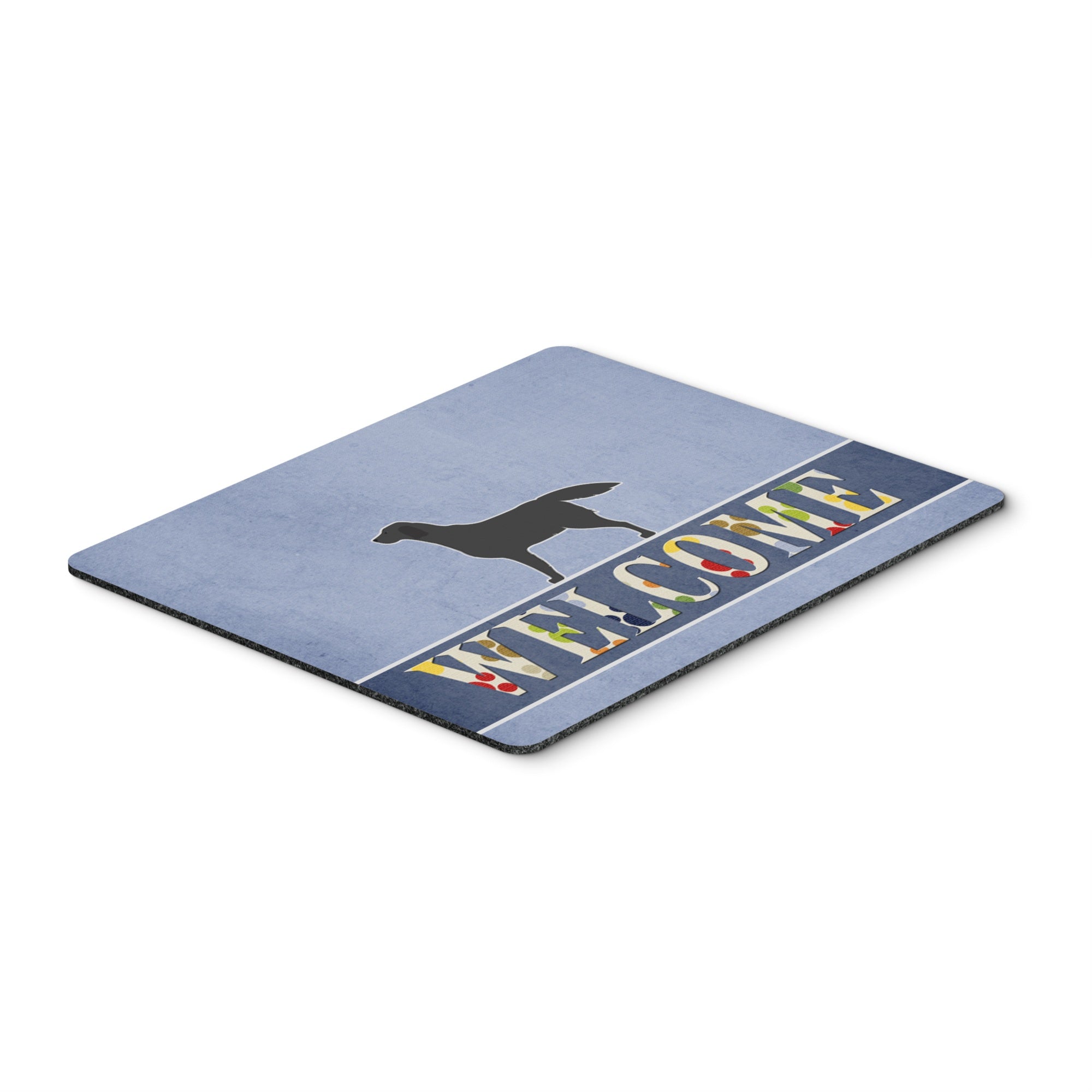 Caroline'S Treasures Black Labrador Retriever Welcome Mouse Pad, Hot Pad Or Trivet, Multicolor, 7.75X9.25  (Bb5512Mp)