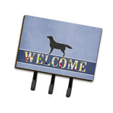 Caroline'S Treasures Black Labrador Retriever Welcome Wall Hook, Triple, Multicolor