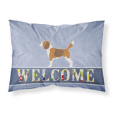 Caroline'S Treasures Welcome Beagle Pillowcase, Standard