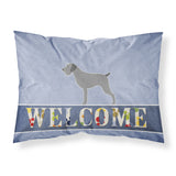 Caroline'S Treasures German Wirehaired Pointer Welcome Pillowcase, Standard,