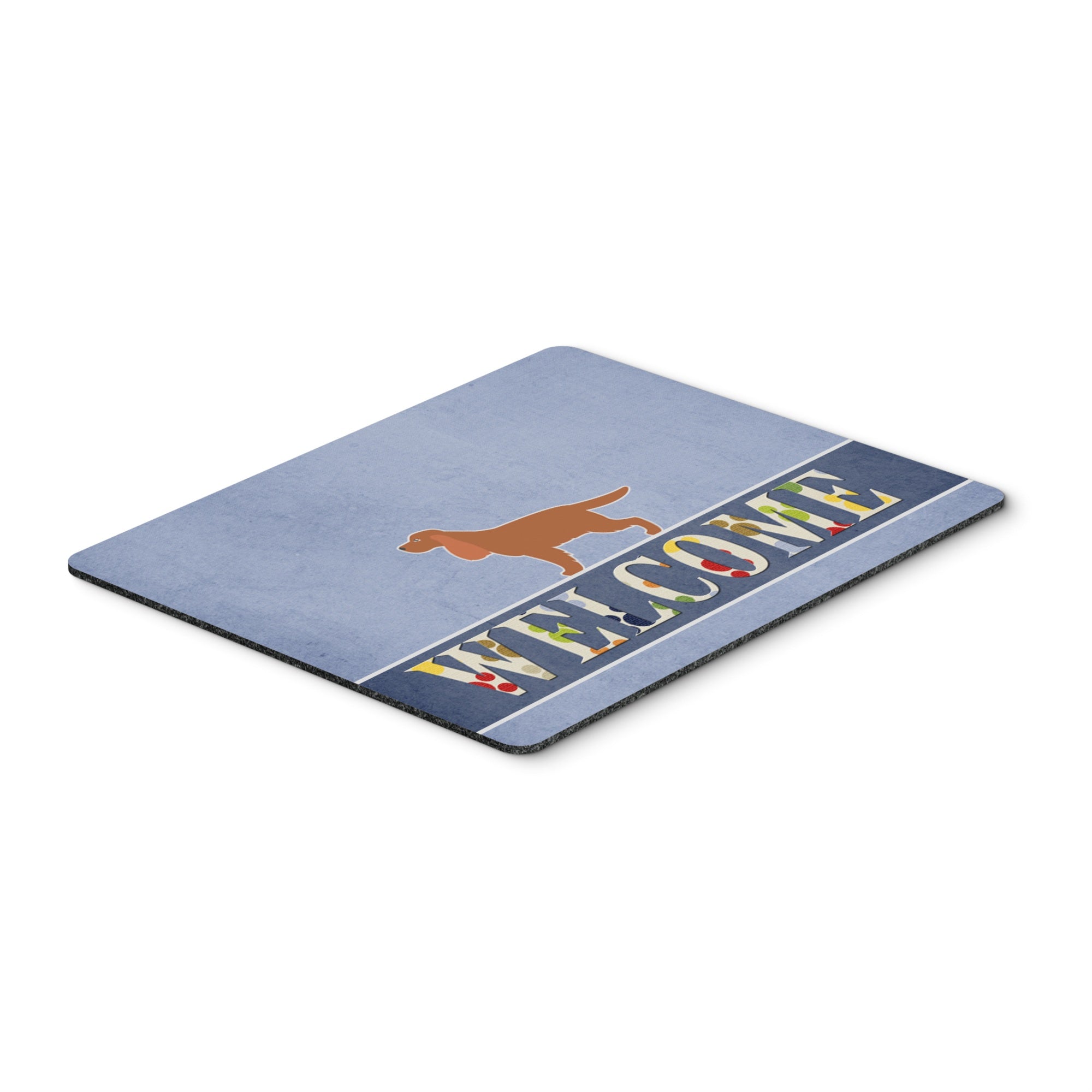 Caroline'S Treasures English Cocker Spaniel Welcome Mouse Pad, Hot Pad Or Trivet, Multicolor, 7.75X9.25  (Bb5516Mp)