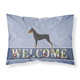 Caroline'S Treasures German Pinscher Welcome Pillowcase, Standard,
