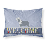 Caroline'S Treasures Bearded Collie Welcome Pillowcase, Standard,