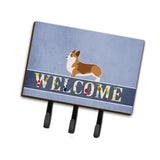 Caroline'S Treasures Corgi Welcome Wall Hook, Triple, Multicolor