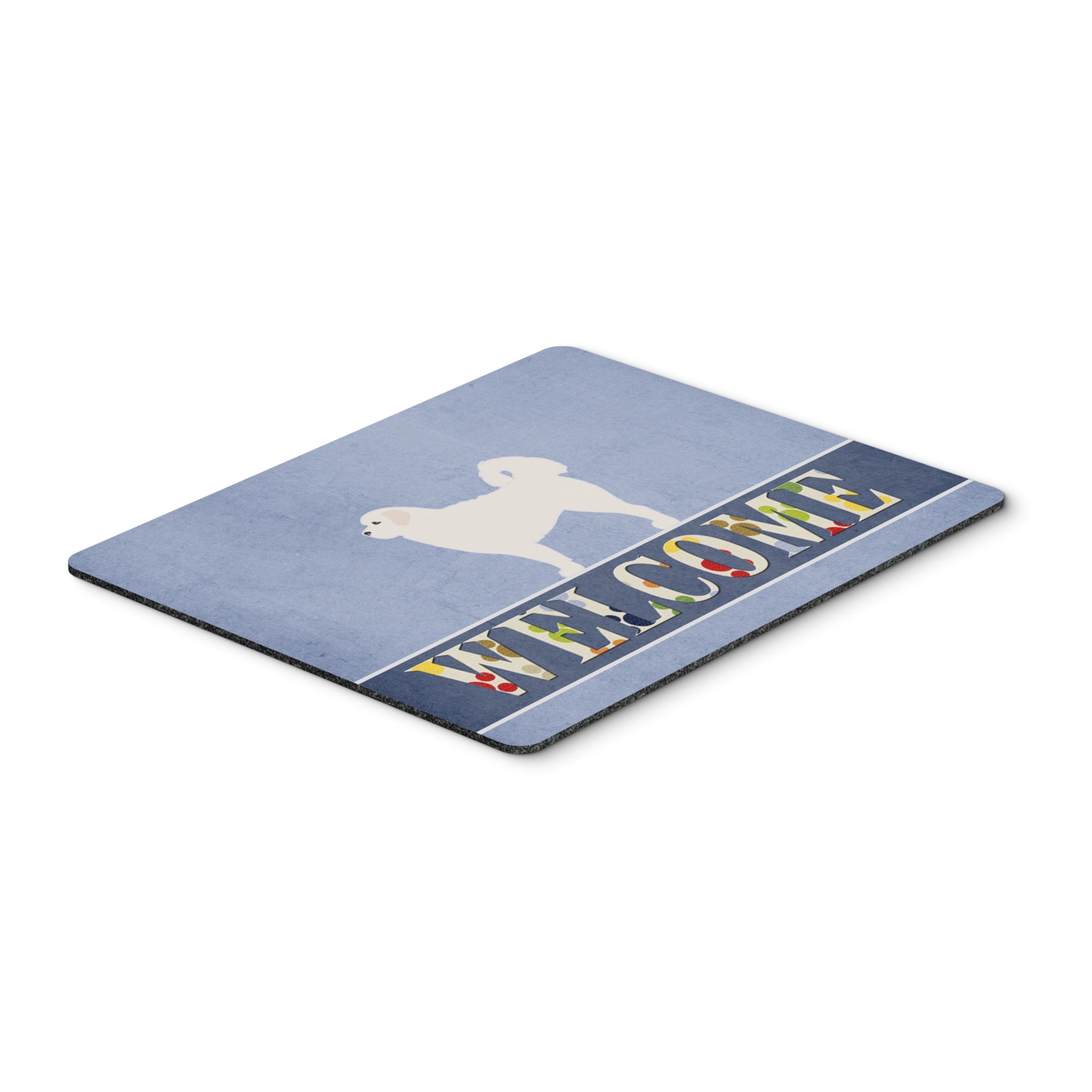 Caroline'S Treasures Polish Tetra Sheepdog Welcome Mouse Pad, Hot Pad Or Trivet, Multicolor, 7.75X9.25  (Bb5531Mp)