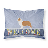 Caroline'S Treasures Australian Shepherd Dog Welcome Pillowcase, Standard,