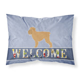 Caroline'S Treasures Brussels Griffon Welcome Pillowcase, Standard,