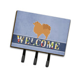 Caroline'S Treasures Pomeranian Welcome Wall Hook, Triple, Multicolor