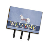 Caroline'S Treasures Chinese Crested Welcome Wall Hook, Triple, Multicolor