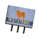 Caroline'S Treasures Chow Welcome Wall Hook, Triple, Multicolor