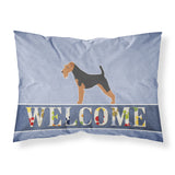 Caroline'S Treasures Airedale Terrier Welcome Pillowcase, Standard,