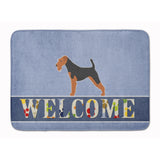 Caroline'S Treasures Airedale Terrier Welcome Floor Mat, 19 X 27, Multicolor