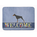 Caroline'S Treasures Doberman Pinscher Welcome Floor Mat, 19 X 27, Multicolor