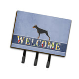 Caroline'S Treasures Doberman Pinscher Welcome Wall Hook, Triple, Multicolor