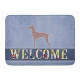 Caroline'S Treasures Dogo Argentino Welcome Floor Mat, 19 X 27, Multicolor