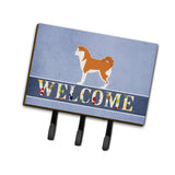 Caroline'S Treasures Akita Welcome Wall Hook, Triple, Multicolor