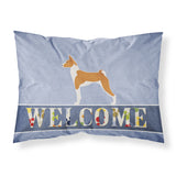 Caroline'S Treasures Basenji Welcome Pillowcase, Standard,